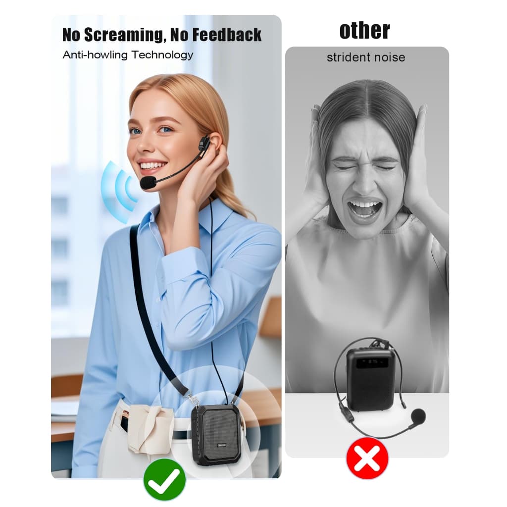 SHIDU M800 ไมค์ช่วยสอนUHF ไมค์ไร้สาย ไมค์ช่วยสอน ไมค์หูฟัง รองรับอุปกรณ์เสียง 3.5 มม ใช้ในการประชุม ไมค์สำหรับมัคคุเทศก์ https://wayoza.com