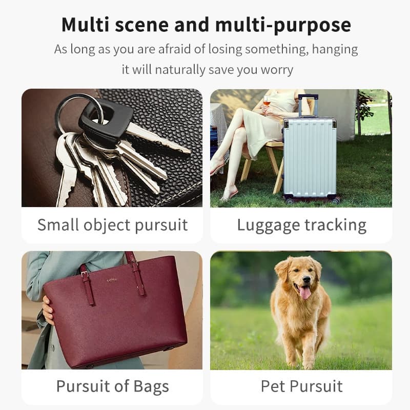 hoco รุ่น E100 อุปกรณ์ติดตาม GPS อัจฉริยะ ผ่านการรับรอง MFI ใช้กับกุญแจ สัตว์เลี้ยง และเด็ก รองรับเครือข่าย iOS Find My https://wayoza.com