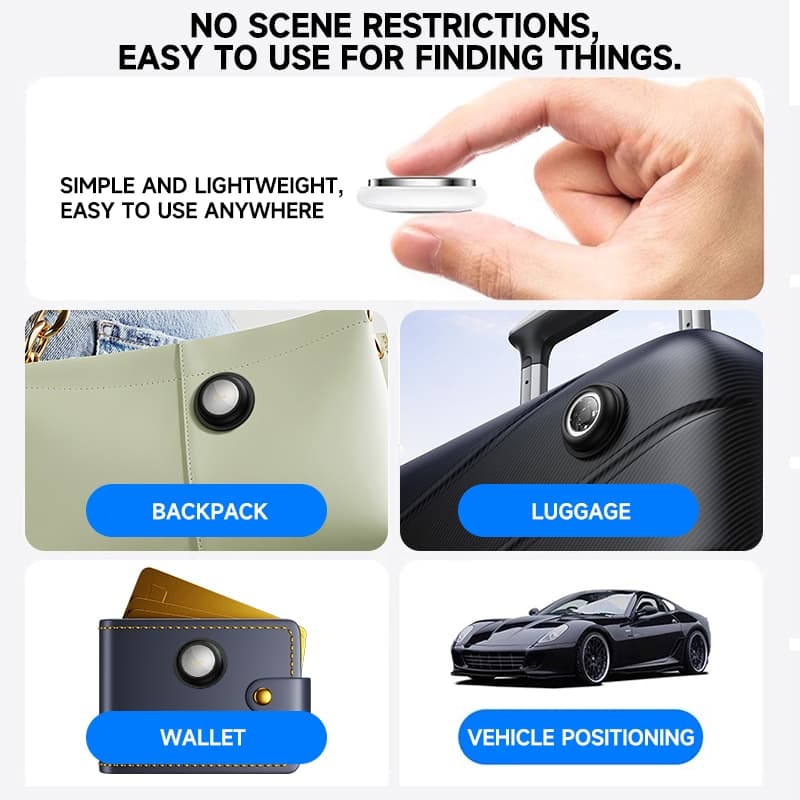 hoco รุ่น E91B เครื่องติดตามบลูทูธ GPS Tracker ค้นหากุญแจ และตําแหน่งสัตว์เลี้ยง สําหรับกุญแจ กระเป๋า(แบบแปะ) กันน้ํา รองรับเครือข่าย iOS Find My https://wayoza.com