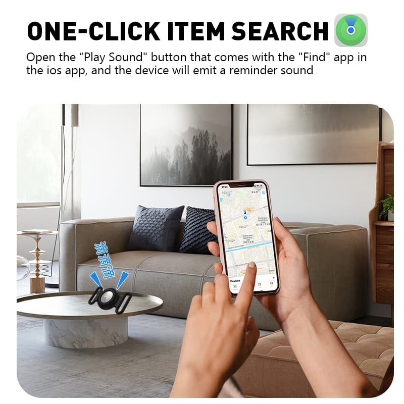 hoco รุ่น E91C อุปกรณ์ติดตามสัตว์เลี้ยง Smart Tag สวมปอกคอ สำหรับสุนัข และแมว เครื่องติดตาม GPS บลูทูธ รองรับเครือข่าย iOS Find My https://wayoza.com