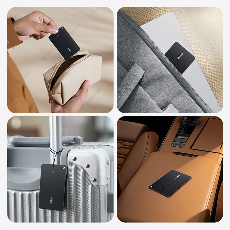 UGREEN GPS ติดตามของหาย สมาร์ท Tracker อุปกรณ์ติดตามขนาดเล็ก รองรับเครือข่าย iOS Find My Bluetooth Tracker https://wayoza.com