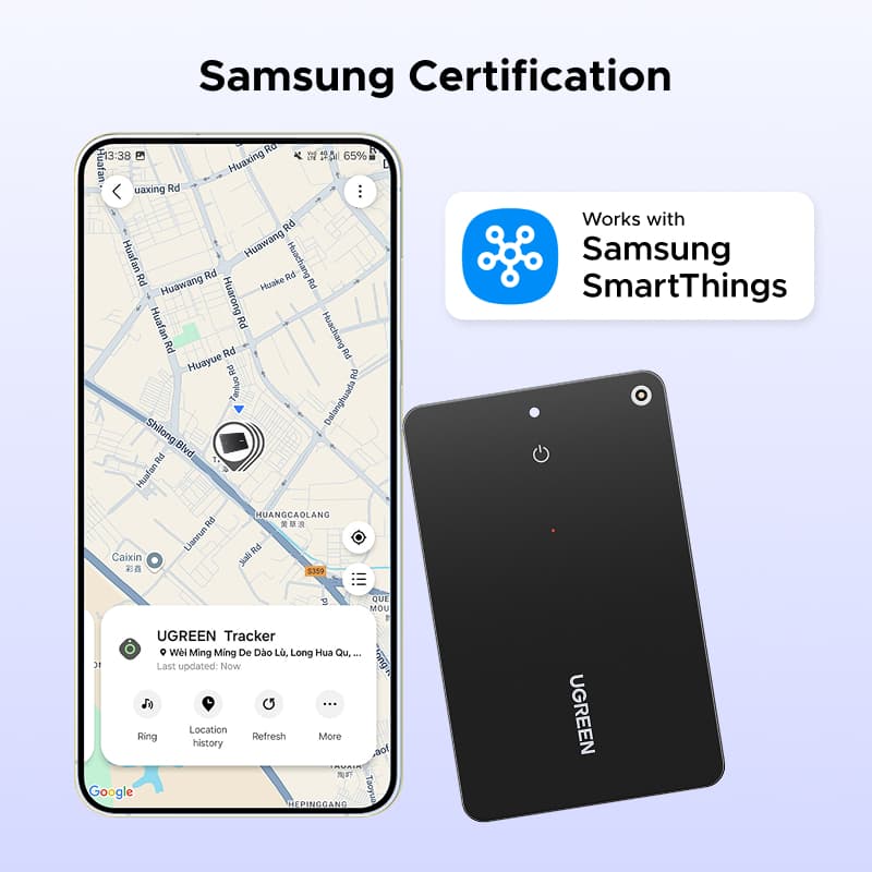 UGREEN รุ่น CM830 Tracker Slim Work พร้อม Samsung SmartThings AirTag Smart Tracker Finder สําหรับ Samsung GPS Anti-Loss การ์ด กระเป๋าสตางค์ https://wayoza.com