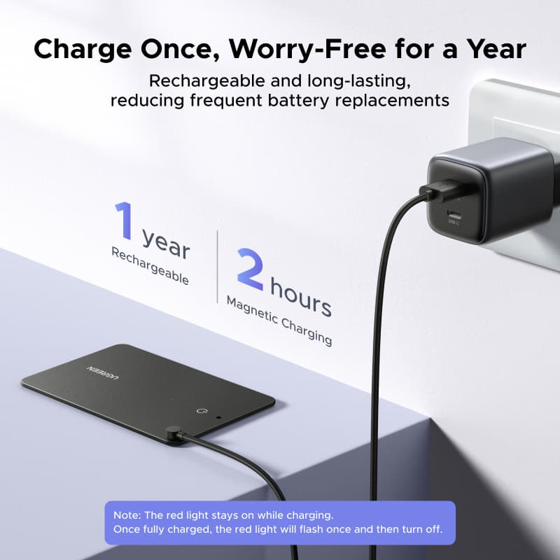 UGREEN รุ่น CM830 Tracker Slim Work พร้อม Samsung SmartThings AirTag Smart Tracker Finder สําหรับ Samsung GPS Anti-Loss การ์ด กระเป๋าสตางค์ https://wayoza.com