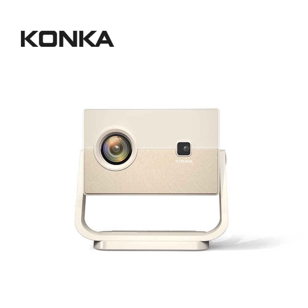 KONKA C7 โปรเจคเตอร์ Android TV โปรเจคเตอร์มินิต่อกับมือถือ iOS Android projector mini 4K โฟกัสอัตโนมัติ ปรับแก้ภาพอัตโนมัติ https://wayoza.com