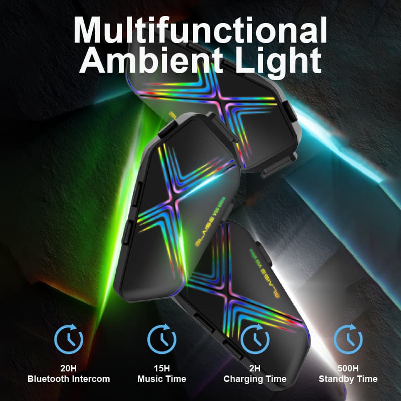 BLAISE V50 Ultra Mech บลูทูธติดหมวก พูดคุยพร้อมกันหลายคน สูงสุด 50 คน อินเตอร์คอมหลายคน https://wayoza.com