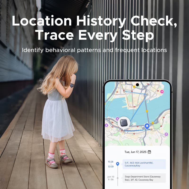 UGREEN เครื่องติดตาม GPS Tracker Samsung Locator Work with SmartThings Global Position Location History Check สำหรับ Samsung Galsxy Series https://wayoza.com
