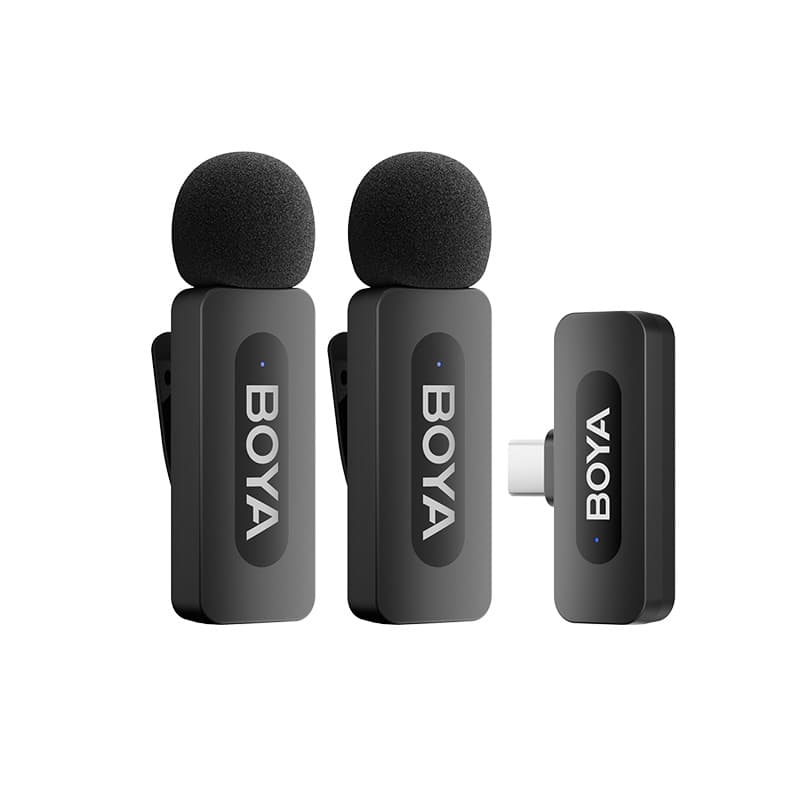 BOYA BY-V10/V20 ไมค์ไร้สาย ตัดเสียงรบกวน ไมค์ไลฟ์สด ไมค์อัดเสียง สำหรับ สมาร์ทโฟน https://wayoza.com