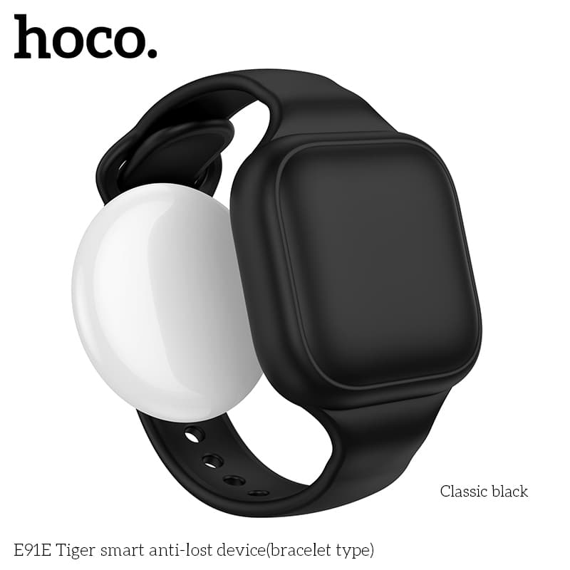 hoco รุ่น E91E ค้นหาตำแหน่ง GPS ติดตามลูก (แบบสวมข้อมือ) Tracker รองรับเครือข่าย iOS Find My https://wayoza.com