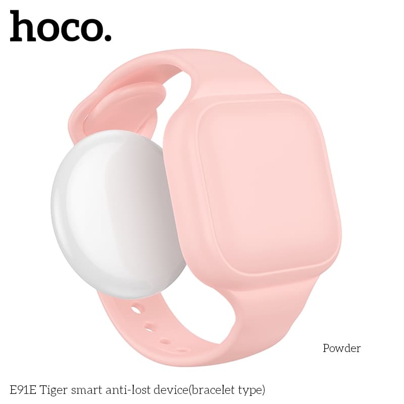 hoco รุ่น E91E ค้นหาตำแหน่ง GPS ติดตามลูก (แบบสวมข้อมือ) Tracker รองรับเครือข่าย iOS Find My https://wayoza.com