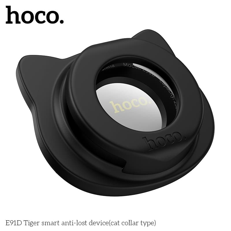 hoco รุ่น E91D อุปกรณ์ติดตามสัตว์เลี้ยง Smart Tag สวมปอกคอ รองรับเครือข่าย iOS Find My https://wayoza.com