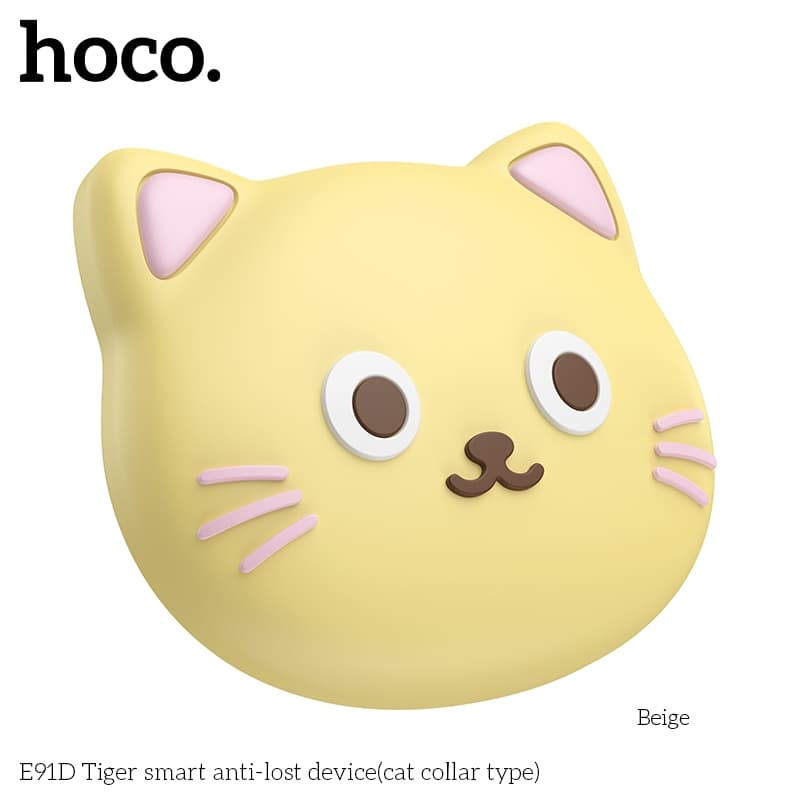 hoco รุ่น E91D อุปกรณ์ติดตามสัตว์เลี้ยง Smart Tag สวมปอกคอ รองรับเครือข่าย iOS Find My https://wayoza.com