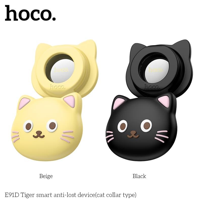 hoco รุ่น E91D อุปกรณ์ติดตามสัตว์เลี้ยง Smart Tag สวมปอกคอ รองรับเครือข่าย iOS Find My https://wayoza.com