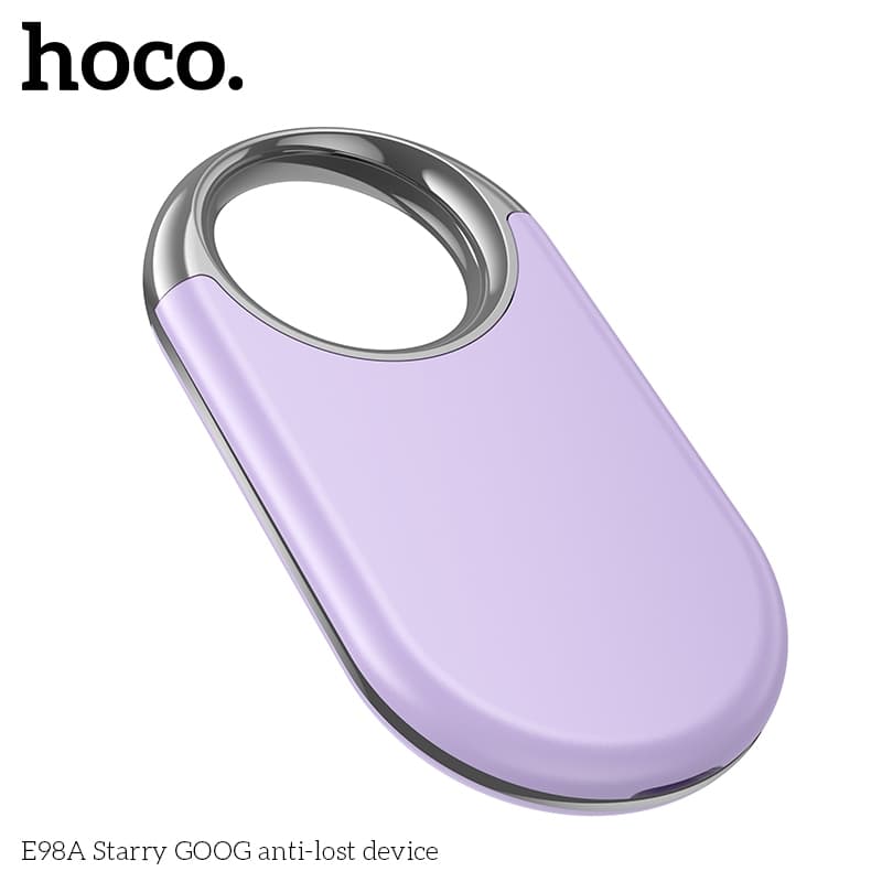 hoco รุ่น E98A เครื่องติดตาม GPS รองรับเครือข่าย Google Find Hub (ศูนย์การค้นหาของ Google) Android พวงกุญแจ https://wayoza.com