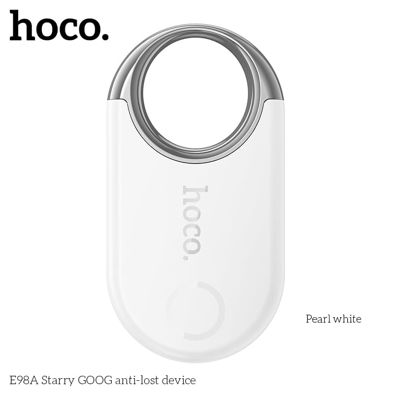 hoco รุ่น E98A เครื่องติดตาม GPS รองรับเครือข่าย Google Find Hub (ศูนย์การค้นหาของ Google) Android พวงกุญแจ https://wayoza.com