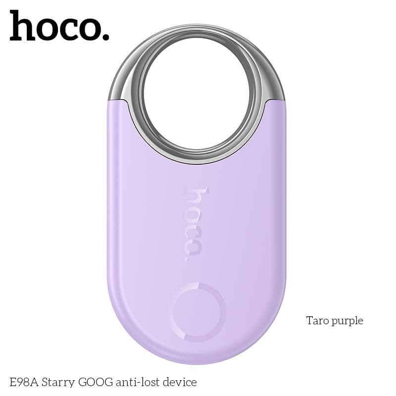 hoco รุ่น E98A เครื่องติดตาม GPS รองรับเครือข่าย Google Find Hub (ศูนย์การค้นหาของ Google) Android พวงกุญแจ https://wayoza.com