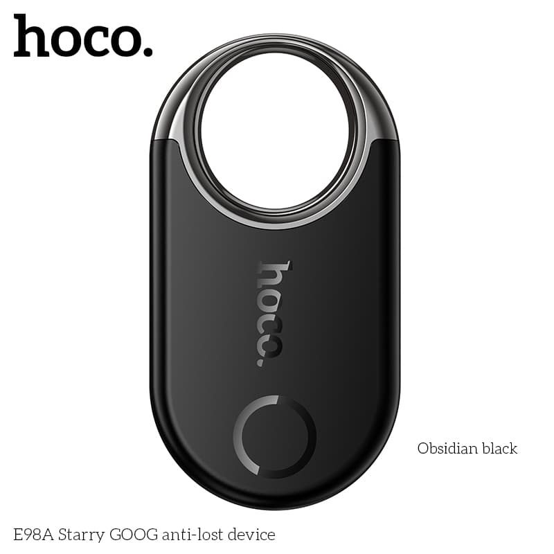 hoco รุ่น E98A เครื่องติดตาม GPS รองรับเครือข่าย Google Find Hub (ศูนย์การค้นหาของ Google) Android พวงกุญแจ https://wayoza.com