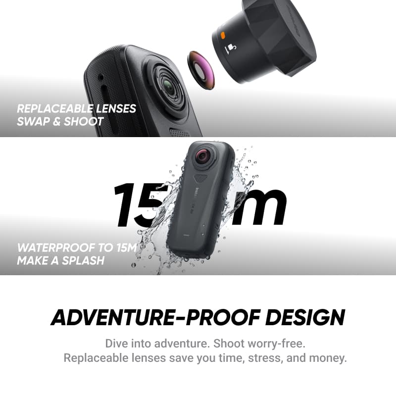 Insta360 X4 Air กล้อง 360 องศา 8K ภาพคมชัด น้ำหนักเบา 165g https://wayoza.com