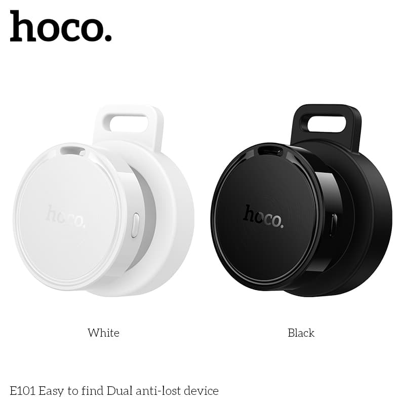 hoco รุ่น E101 เครื่องติดตาม GPS สำหรับ Android และ iOS พวงกุญแจ รองรับเครือข่าย Google Find Hub และ iOS Find My https://wayoza.com