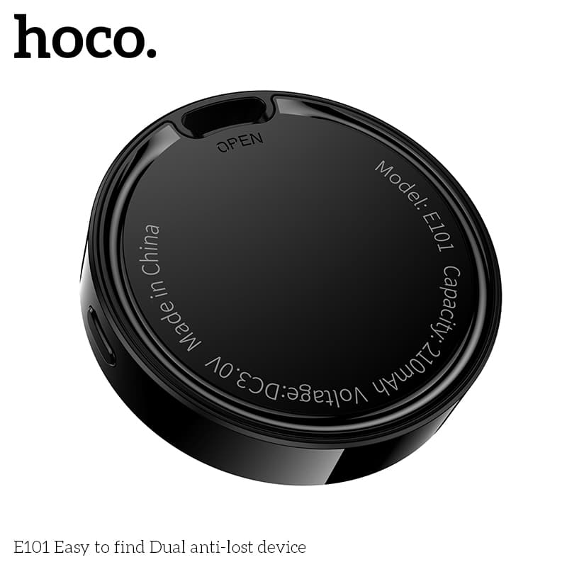hoco รุ่น E101 เครื่องติดตาม GPS สำหรับ Android และ iOS พวงกุญแจ รองรับเครือข่าย Google Find Hub และ iOS Find My https://wayoza.com