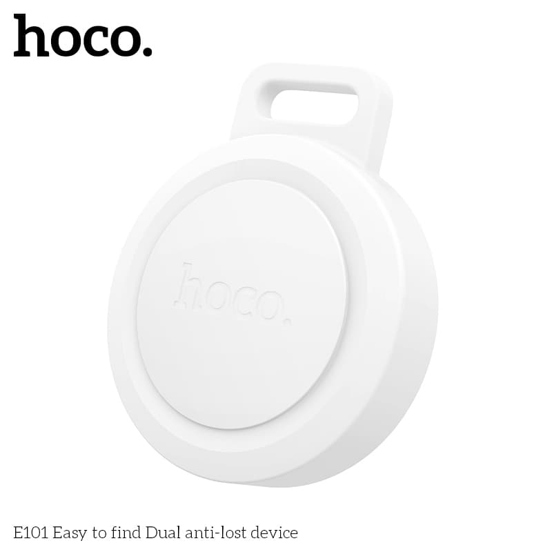 hoco รุ่น E101 เครื่องติดตาม GPS สำหรับ Android และ iOS พวงกุญแจ รองรับเครือข่าย Google Find Hub และ iOS Find My https://wayoza.com