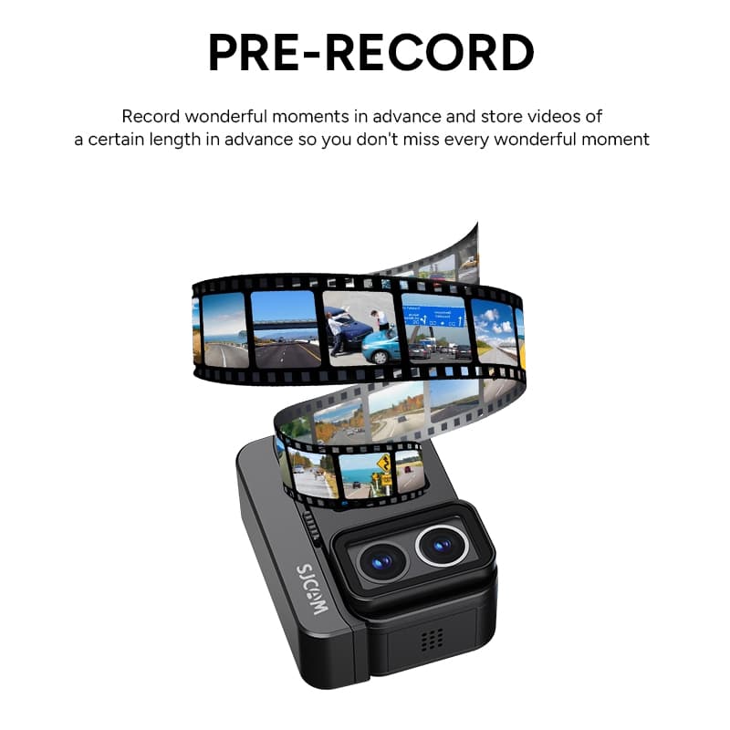 SJCAM SJ20 กล้องแอคชั่นเลนส์คู่ 4K 30FPS 800mAh + 1050mAh Action camera ใช้งานต่อเนื่อง : 150 นาที https://wayoza.com