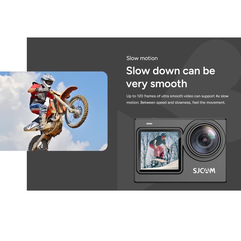 SJCAM SJ6Pro กล้องแอคชั่น 4K60fps 24MP ใช้งานต่อเนื่อง : 150 นาที https://wayoza.com