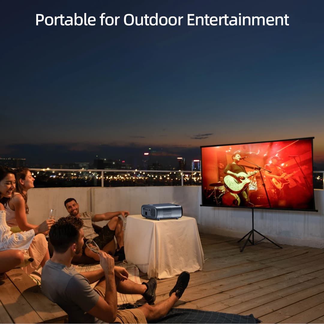 GOOJODOQ โปรเจคเตอร์ Android TV รองรับ 4K 1080P HD โปรเจคเตอร์ Android 9.0 ระบบสําหรับแอปที่อุดมสมบูรณ์สูงสุด 300 จอแสดงผลการฉายภาพขนาดใหญ่ https://wayoza.com