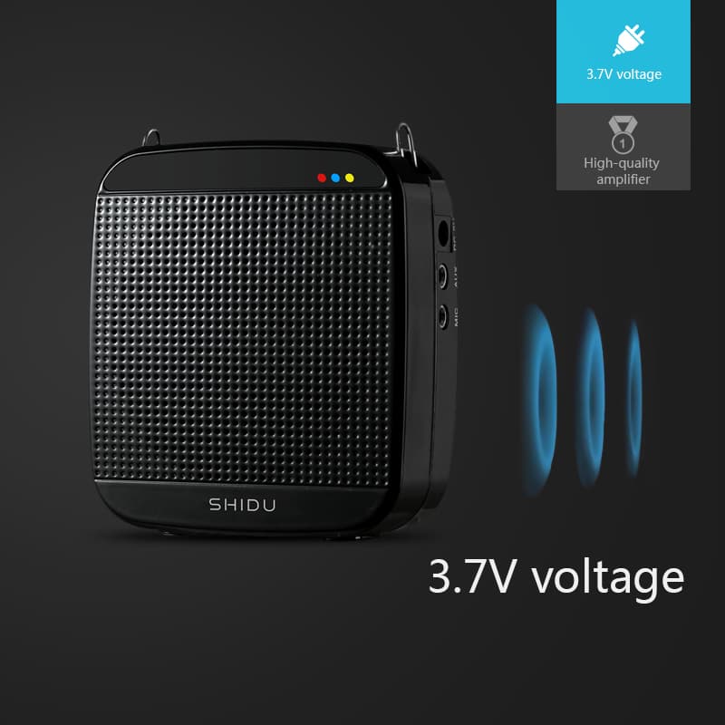 SHIDU M600 ไมค์ลำโพงพกพา ไมค์ลอย ลําโพงพกพา ลําโพงสอ พร้อม bluetooth ไมค์ช่วยสอน โทรโข่ง https://wayoza.com