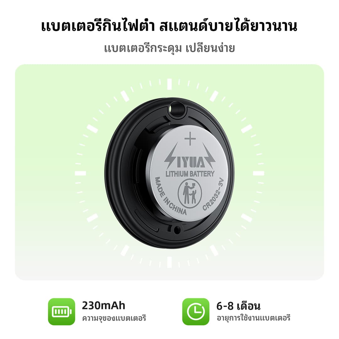 hoco รุ่น E93A ตัวระบุตำแหน่ง GPS อัจฉริยะ รองรับเครือข่าย Google Find Hub (ศูนย์การค้นหาของ Google) Finder Locator รับประกัน 1 ปี https://wayoza.com