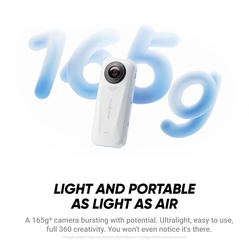 Insta360 X4 Air กล้อง 360 องศา 8K ภาพคมชัด น้ำหนักเบา 165g https://wayoza.com