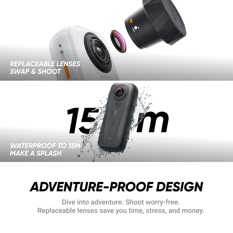 Insta360 X4 Air กล้อง 360 องศา 8K ภาพคมชัด น้ำหนักเบา 165g https://wayoza.com