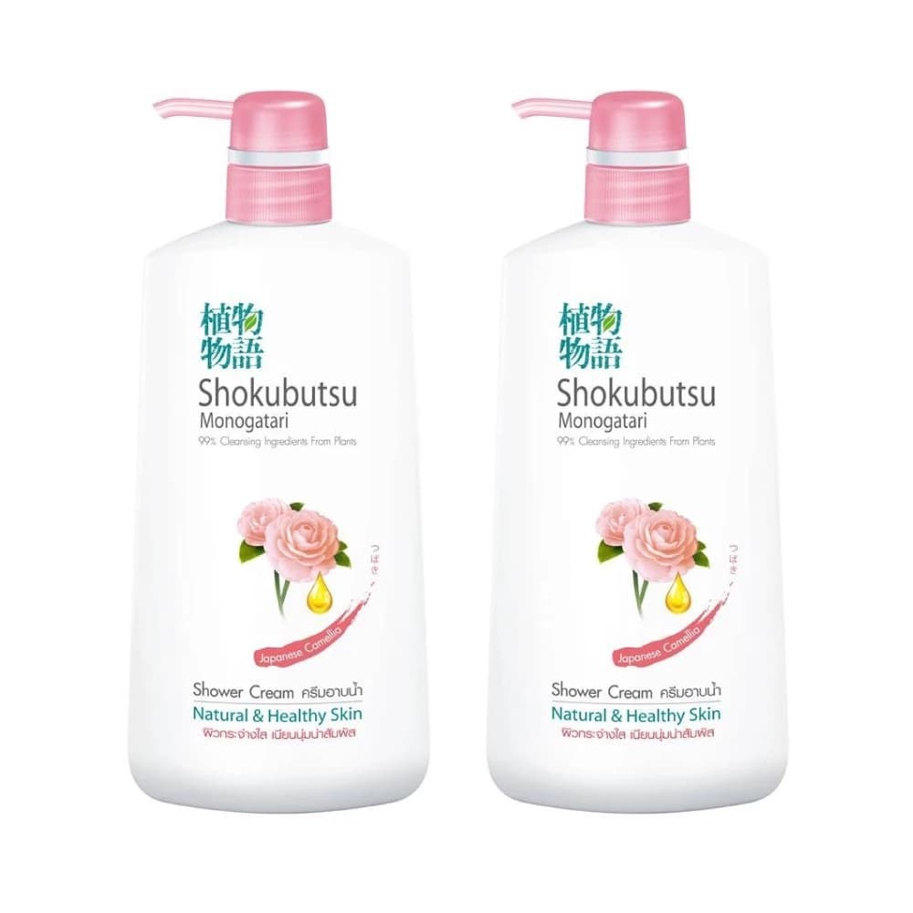 SHOKUBUTSU ครีมอาบน้ำ โชกุบุสซึ สูตร เจแปนนิส คาเมลเลีย Japanese Camellia https://wayoza.com