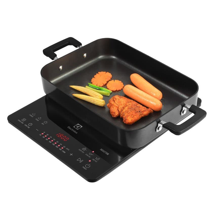 Electrolux รุ่น ETD42SKR เตาแม่เหล็กไฟฟ้า 2100 วัตต์ พร้อมกระทะ หม้อสเตนเลส และตะแกรงสำหรับนึ่ง https://wayoza.com