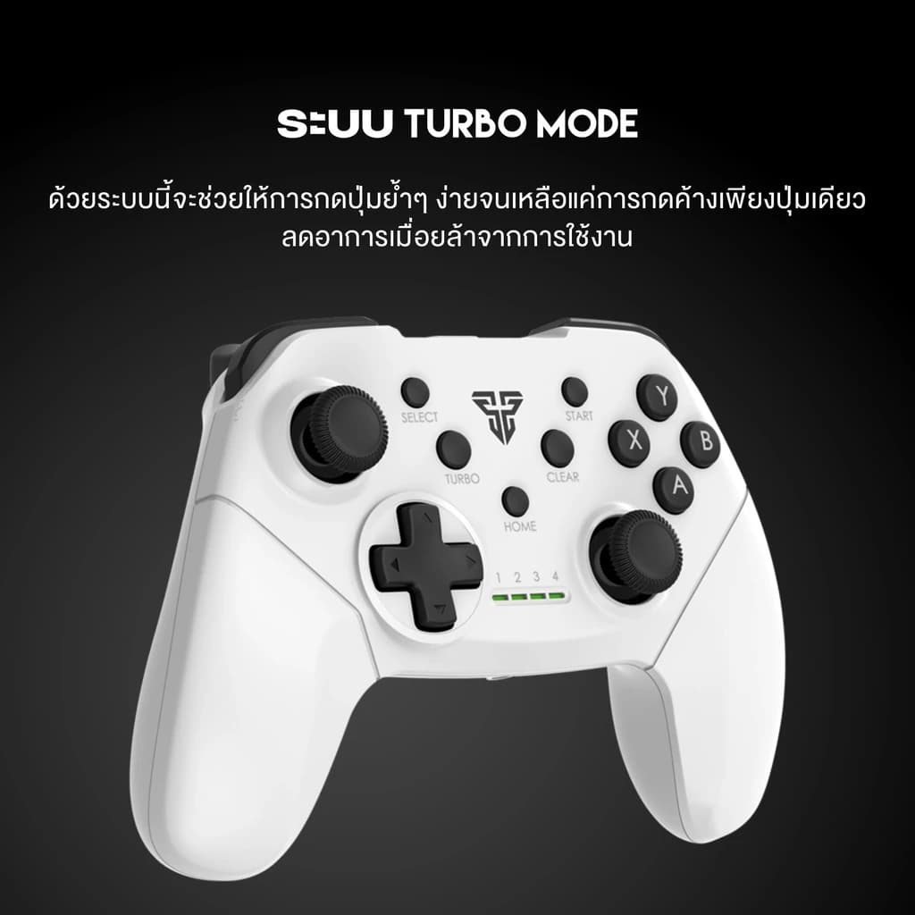 FANTECH WGP13 Wireless 2.4Ghz Gaming Controller จอยเกมมิ่ง joystick คอนโทรลเลอร์ รูปทรงสไตล์ X-BOX https://wayoza.com