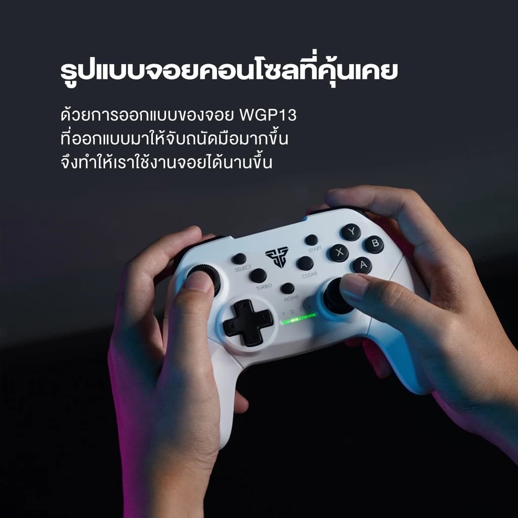 FANTECH WGP13 Wireless 2.4Ghz Gaming Controller จอยเกมมิ่ง joystick คอนโทรลเลอร์ รูปทรงสไตล์ X-BOX https://wayoza.com