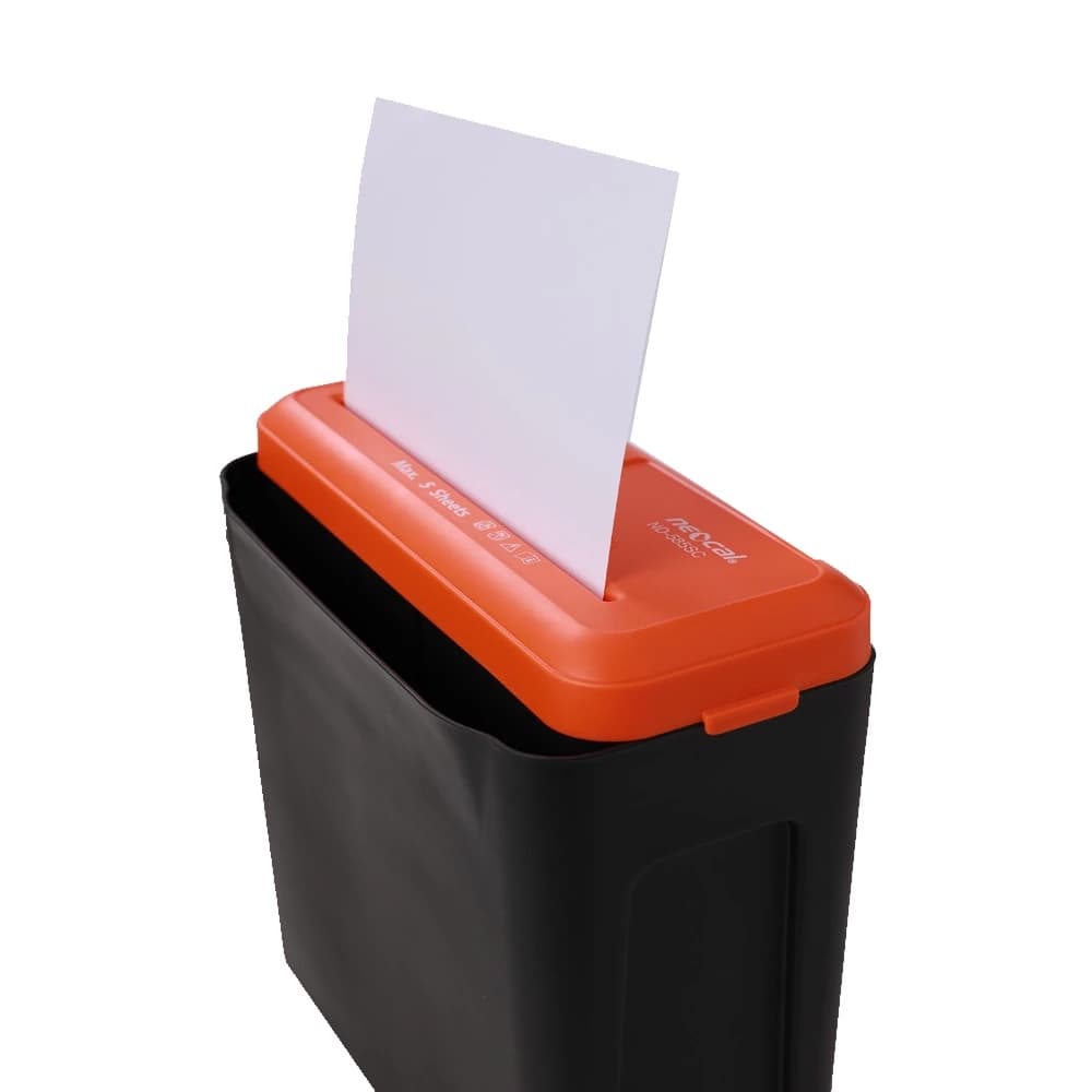 Neocal ND-585SC เครื่องใช้สำนักงาน นีโอแคล เครื่องทำลายเอกสาร สีดำ ทำลายแบบเส้นตรง 8.5 ลิตร https://wayoza.com