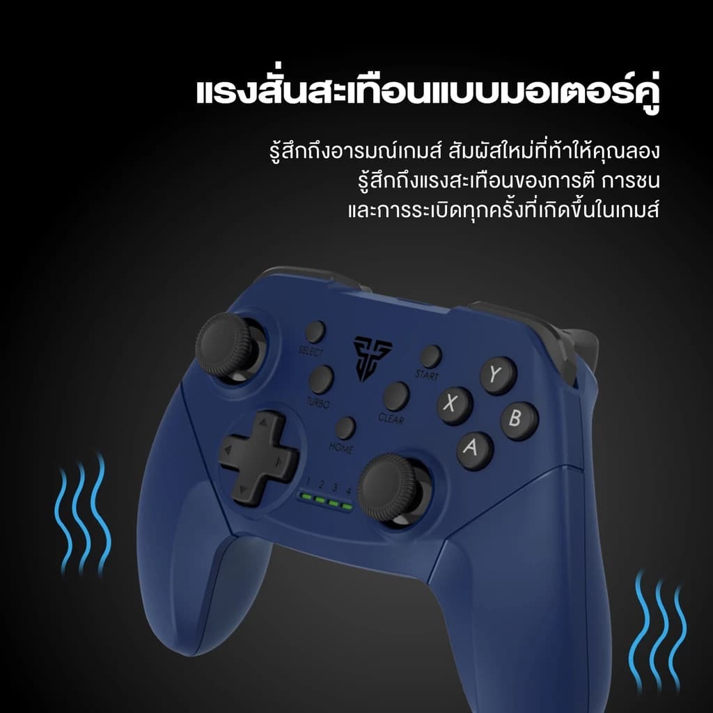 FANTECH WGP13 Wireless 2.4Ghz Gaming Controller จอยเกมมิ่ง joystick คอนโทรลเลอร์ รูปทรงสไตล์ X-BOX https://wayoza.com