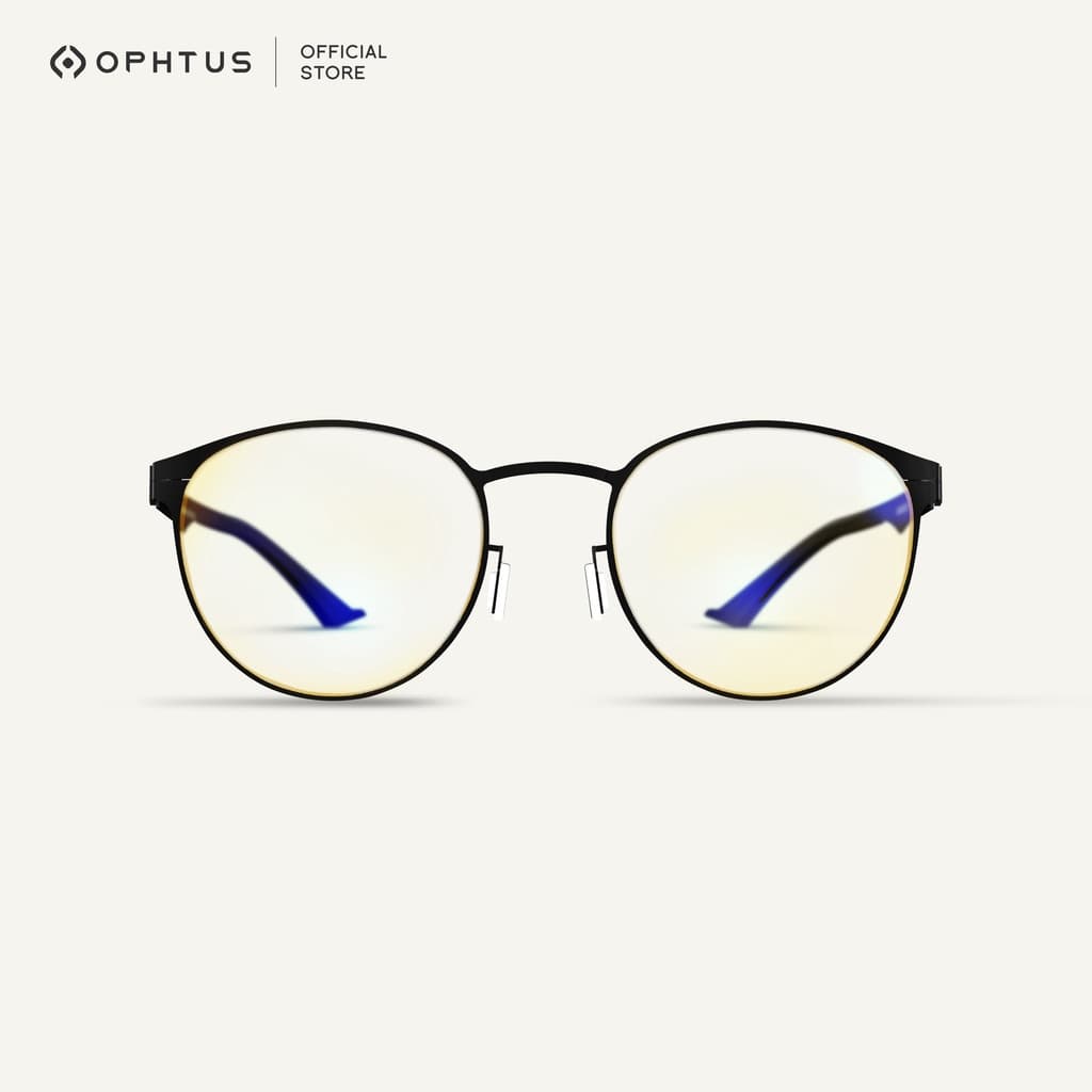 OPHTUS รุ่น Phantom สี Black เลนส์ RetinaX Amber แว่นกรองแสงสำหรับเกมเมอร์ https://wayoza.com