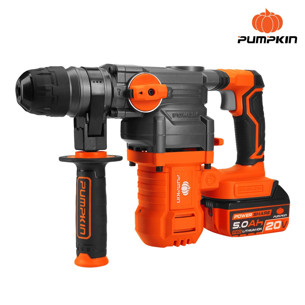 PUMPKIN รุ่น 50394-50395 สว่านโรตารี่ สว่านเจาะปูน, สว่านเจาะผนัง สว่านเจาะกระเบื้อง INFINITY POWER 20V สว่านโรตารี่ไร้สาย ไร้แปรงถ่าน 28มม. 3ระบบ 20V Li-ion https://wayoza.com