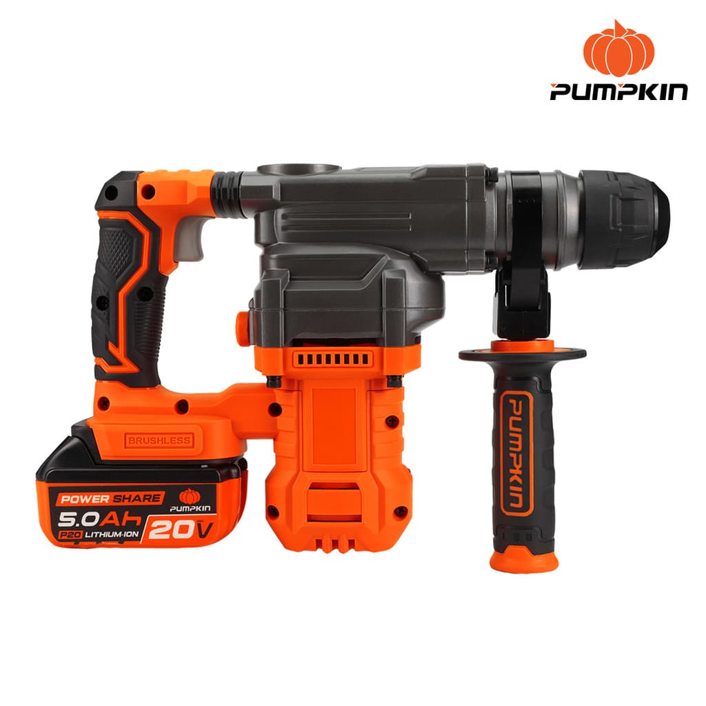 PUMPKIN รุ่น 50394-50395 สว่านโรตารี่ สว่านเจาะปูน, สว่านเจาะผนัง สว่านเจาะกระเบื้อง INFINITY POWER 20V สว่านโรตารี่ไร้สาย ไร้แปรงถ่าน 28มม. 3ระบบ 20V Li-ion https://wayoza.com
