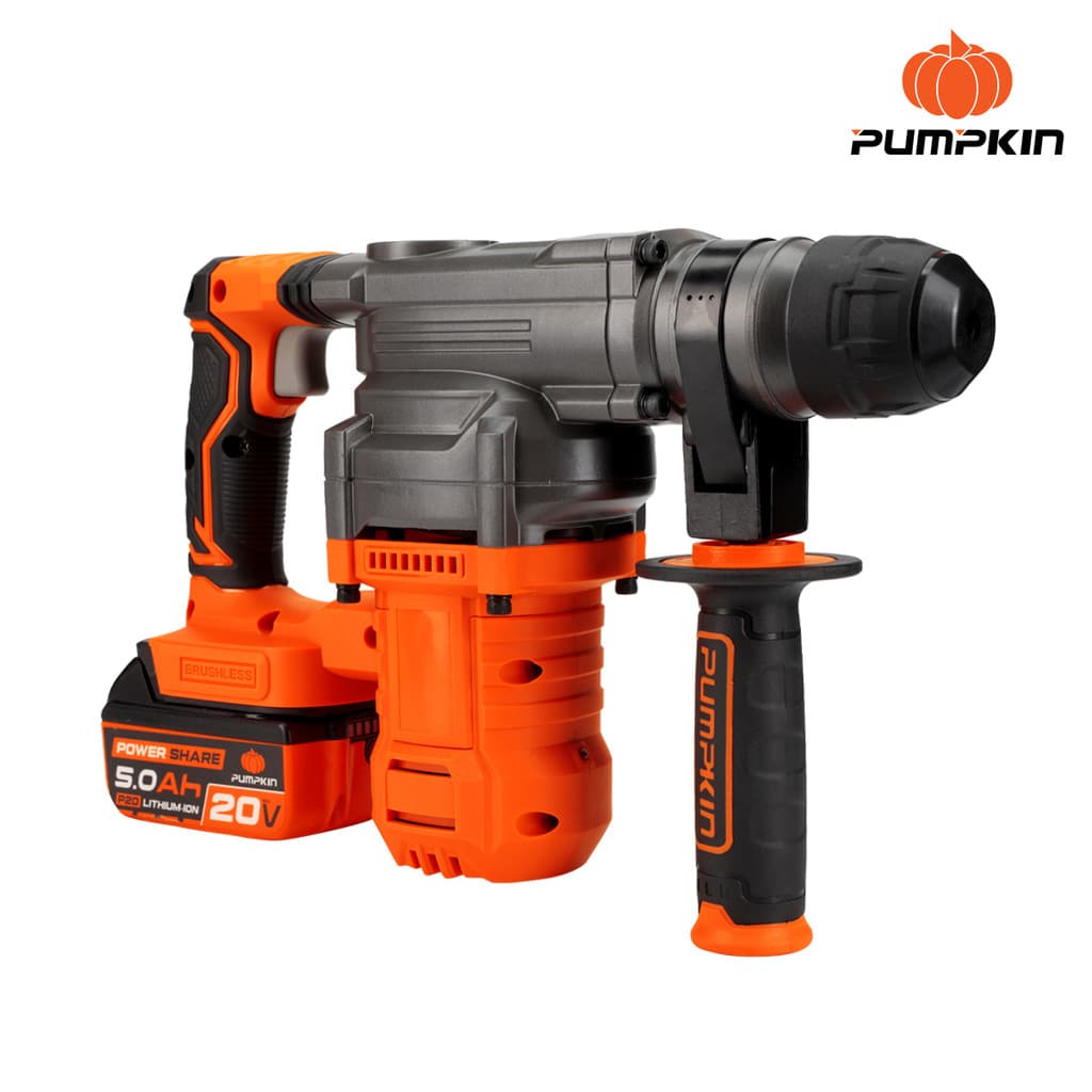 PUMPKIN รุ่น 50394-50395 สว่านโรตารี่ สว่านเจาะปูน, สว่านเจาะผนัง สว่านเจาะกระเบื้อง INFINITY POWER 20V สว่านโรตารี่ไร้สาย ไร้แปรงถ่าน 28มม. 3ระบบ 20V Li-ion https://wayoza.com