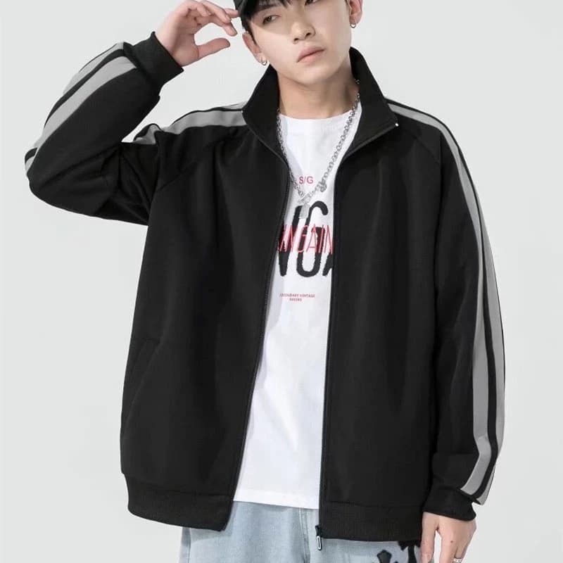 YOUTANG เสื้อวอร์ม เสื้อวอร์มกีฬา เสื้อวอร์มแขนยาว  สําหรับผู้ชาย ผู้หญิง สีขาว สีดำ สีเขียว https://wayoza.com
