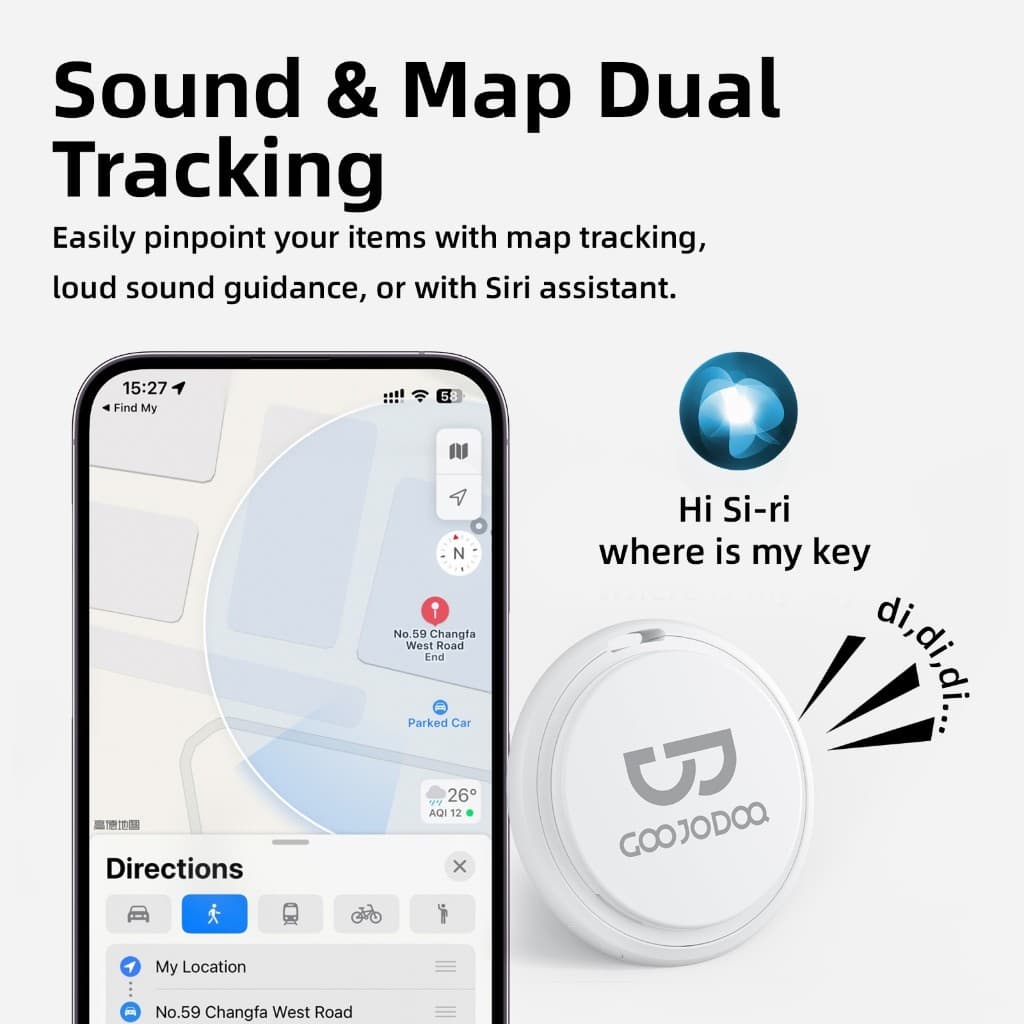 GOOJODOQ แท็กสมาร์ท Tracker สำหรับ iOS Anti Lost Bluetooth Finder Locator เฉพาะรองรับ i-OS สําหรับเด็ก Key โทรศัพท์สัตว์เลี้ยง https://wayoza.com