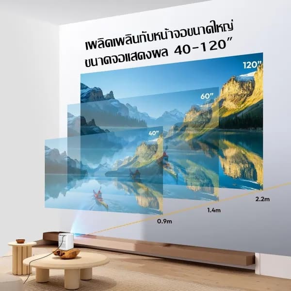 KONKA X10 โปรเจคเตอร์ Android TV 4K โฟกัสอัตโนมัติ มินิโปรเจคเตอร์ WiFi บลูทูธในตัว youtube แบบพกพาสมาร์ททีวีโปรเจคเตอร์สนับสนุน 4K Keystone Correction https://wayoza.com
