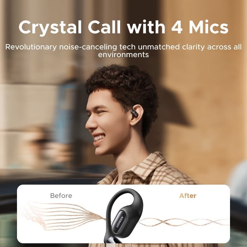 UGREEN FitBuds S7 หูฟัง Bluetooth 6.0 หูฟังวิ่ง หูฟังออกกำลังกาย เสียงใส เบสแน่น กันน้ำ IPX5 รุ่น WS213 https://wayoza.com