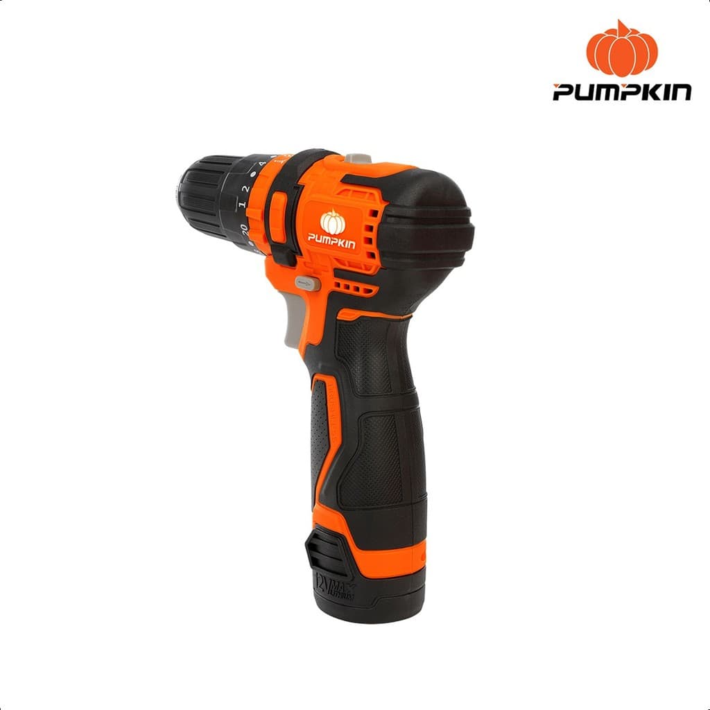 PUMPKIN รุ่น J-10IMDCB-202K แรงบิด 40 N.m สว่านไร้สาย 3 ระบบ เจาะ ขันสกรู กระแทก J-Series 12V สว่านกระแทกไร้สาย Compact ไร้แปรงถ่าน 10mm  / 50210 https://wayoza.com