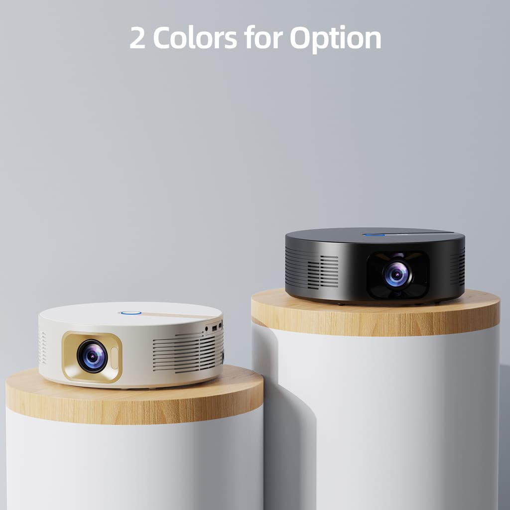 GOOJODOQ โปรเจคเตอร์ Android TV รองรับ 4K projector ดูหนัง 1080P HD สมาร์ทโปรเจคเตอร์ เครื่องฉายโปรเจคเตอร์มือถือ https://wayoza.com