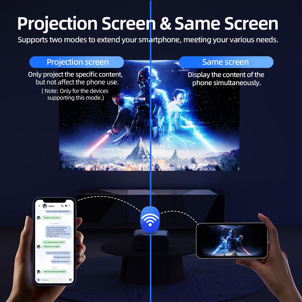 GOOJODOQ โปรเจคเตอร์ Android TV รองรับ 4K 1080P HD โปรเจคเตอร์ Android 9.0 ระบบสําหรับแอปที่อุดมสมบูรณ์สูงสุด 300 จอแสดงผลการฉายภาพขนาดใหญ่ https://wayoza.com