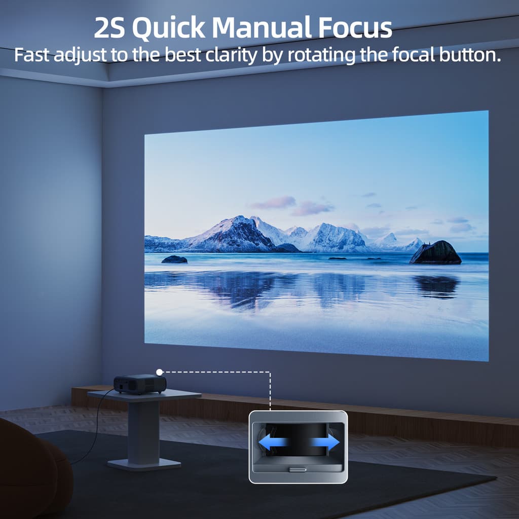 GOOJODOQ โปรเจคเตอร์ Android TV รองรับ 4K 1080P HD โปรเจคเตอร์ Android 9.0 ระบบสําหรับแอปที่อุดมสมบูรณ์สูงสุด 300 จอแสดงผลการฉายภาพขนาดใหญ่ https://wayoza.com