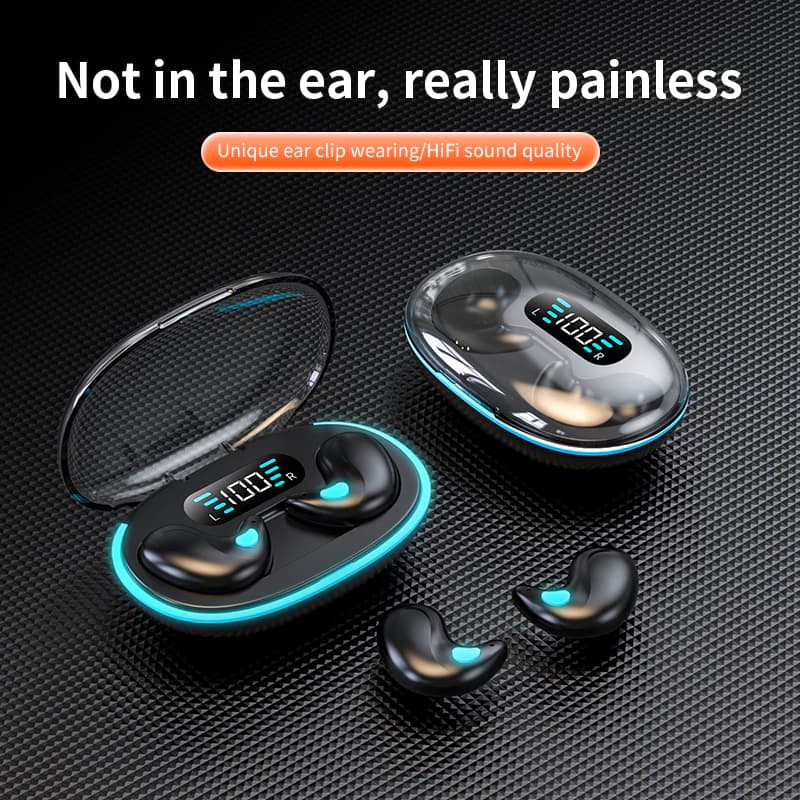 หูฟังใส่นอน Hqai X55 Bluetooth 5.3 หูฟังนอนหลับไร้สายพร้อมเสียงสเตอริโอ Hi-fi Build-in Mic จอแสดงผล LED หูฟังปุ่มควบคุมชุดหูฟังกันน้ําหูฟังตัดเสียงรบกวน https://wayoza.com
